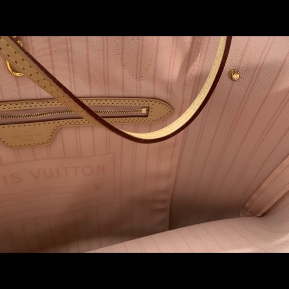 * SOLD * LOUIS VUITTON NEVERFULL DAMIER AZUR NEW - Picture 5 of 8